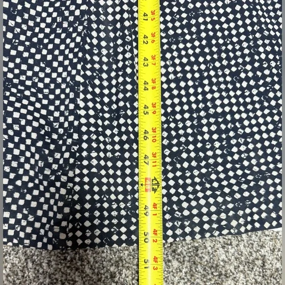 Madewell Navy and White boho cotton Midi Sundress 14 - Picture 7 of 14